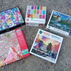 Lot Of 6 Jigsaw Puzzles 11.00