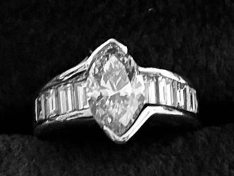 Marquise Diamond Wedding Ring