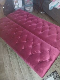 Pink couch