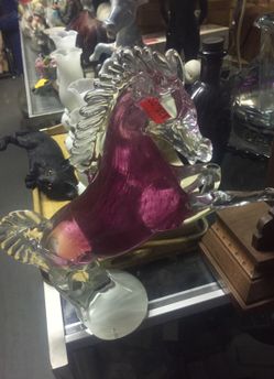 Glass horse