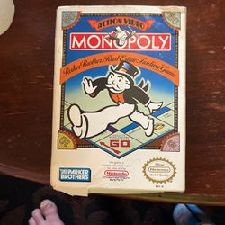 Monopoly (Nintendo Entertainment System, 1991) CIB 