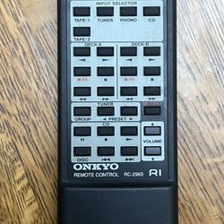 OEM Onkyo Audio Remote Control RC-296S