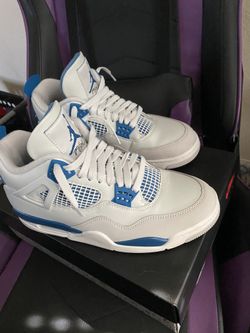 Jordan 4 retro blue military