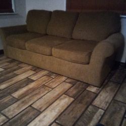 Sofa Bed Bagie Tan Still In Good Condition No Tears 