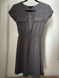 Charcoal Grey Dress - S