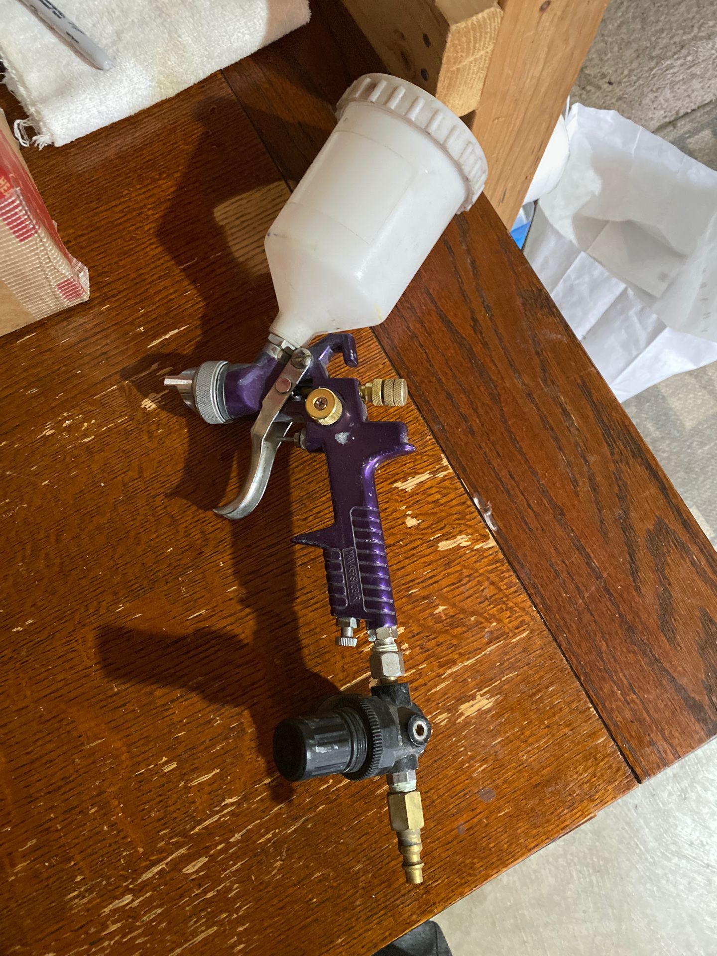 Used High volume, low pressure (HVLP) spray gun