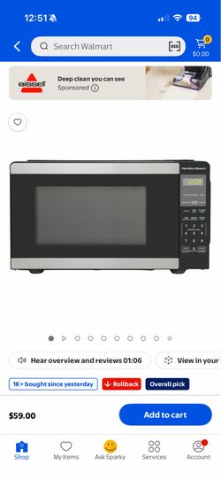 Hamilton Beach Microwave