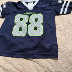 Seattle Seahawks NFL Team Apparel Graham #88 Size 5-6 Kids