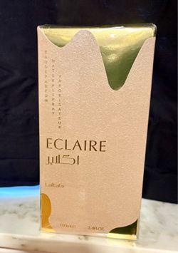 Lattafa ECLAIRE Eau de Parfum Spray 3.4 fl oz / 100ml Sealed box.