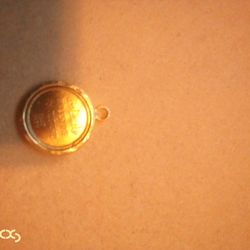 Golden Cheetah And Golden Palestine Necklace Charm 