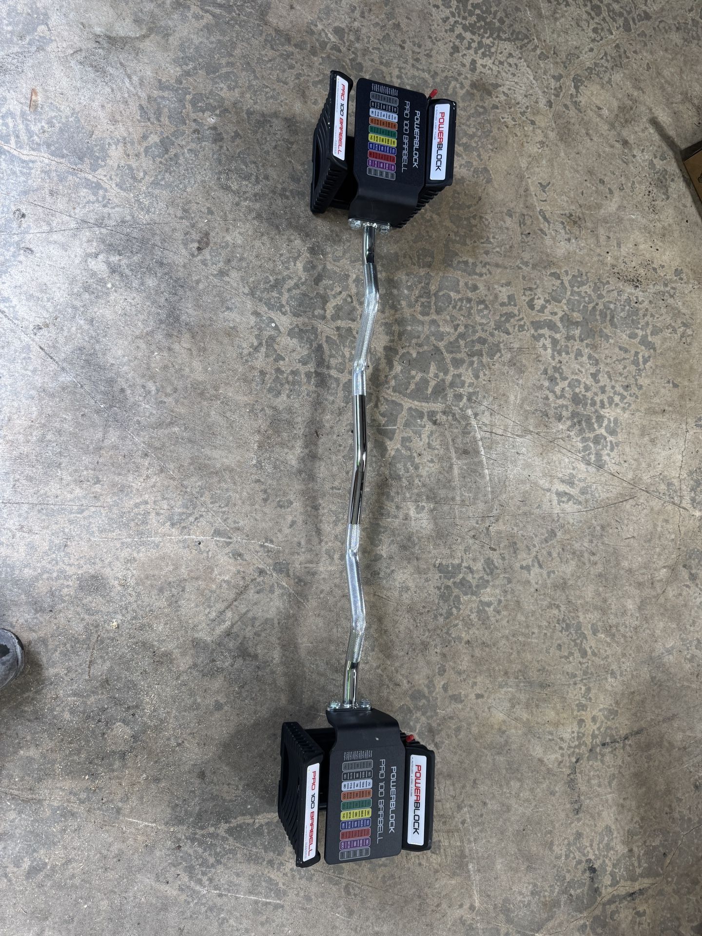 PowerBlock Pro 100 EZ Curl Bar