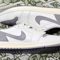 Retro Air Jordan 1 Low OG Atmosphere Grey Sz 11