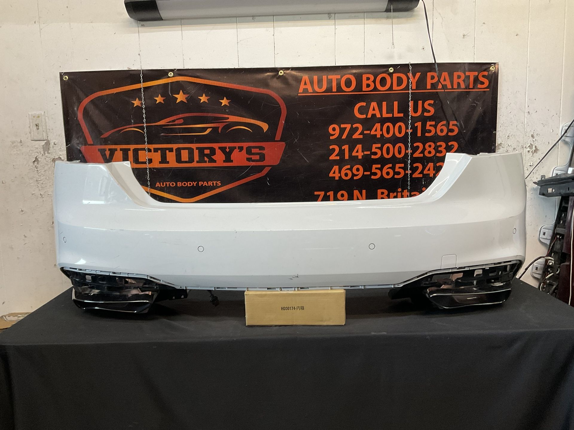 AUDI A5 s-LINE 2020-2024 REAR BUMPER with SENSORS OEM