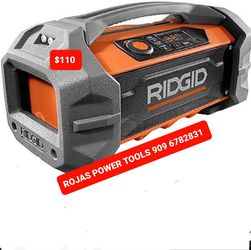 RIDGID R84087 18V Hybrid Cordless / Corded Jobsite Radio Bluetooth