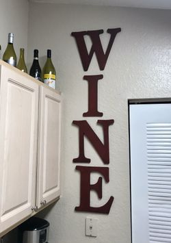Large Wine Letters