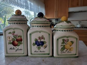 Villeroy Boch 3 Piece Cannister 