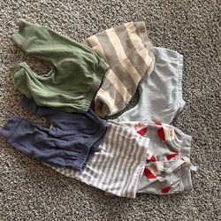 Newborn pants and wraps up to 6 months
