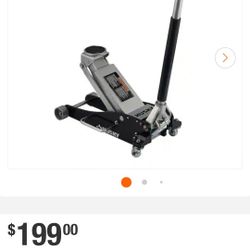 3 TON Husky FLOOR JACK And Jackstands Matching 