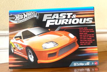 Hot wheels Silver Series Fast & Furious 10 car pack box