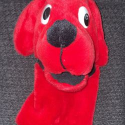 Clifford The Big Red Dog Hand Puppet Norman Bridwell Plush Stuffed Vtg 1995 90s