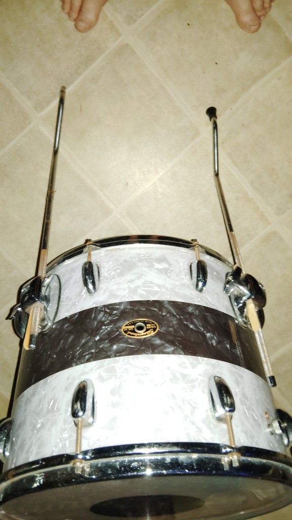 Slingerland 14" Floor Tom. Gretch Catalina Tom 12"