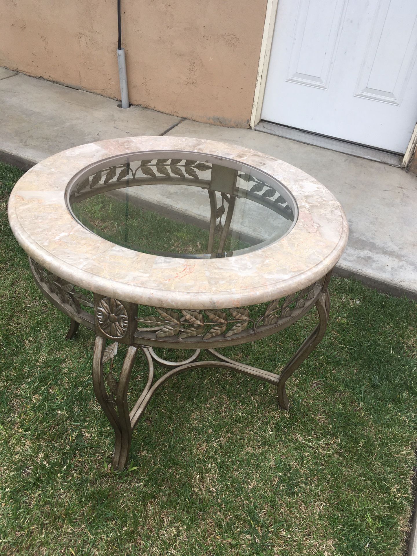 Circular Marble Table