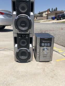 Sony Aux Radio Speakers
