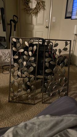 Two leafy decor frames