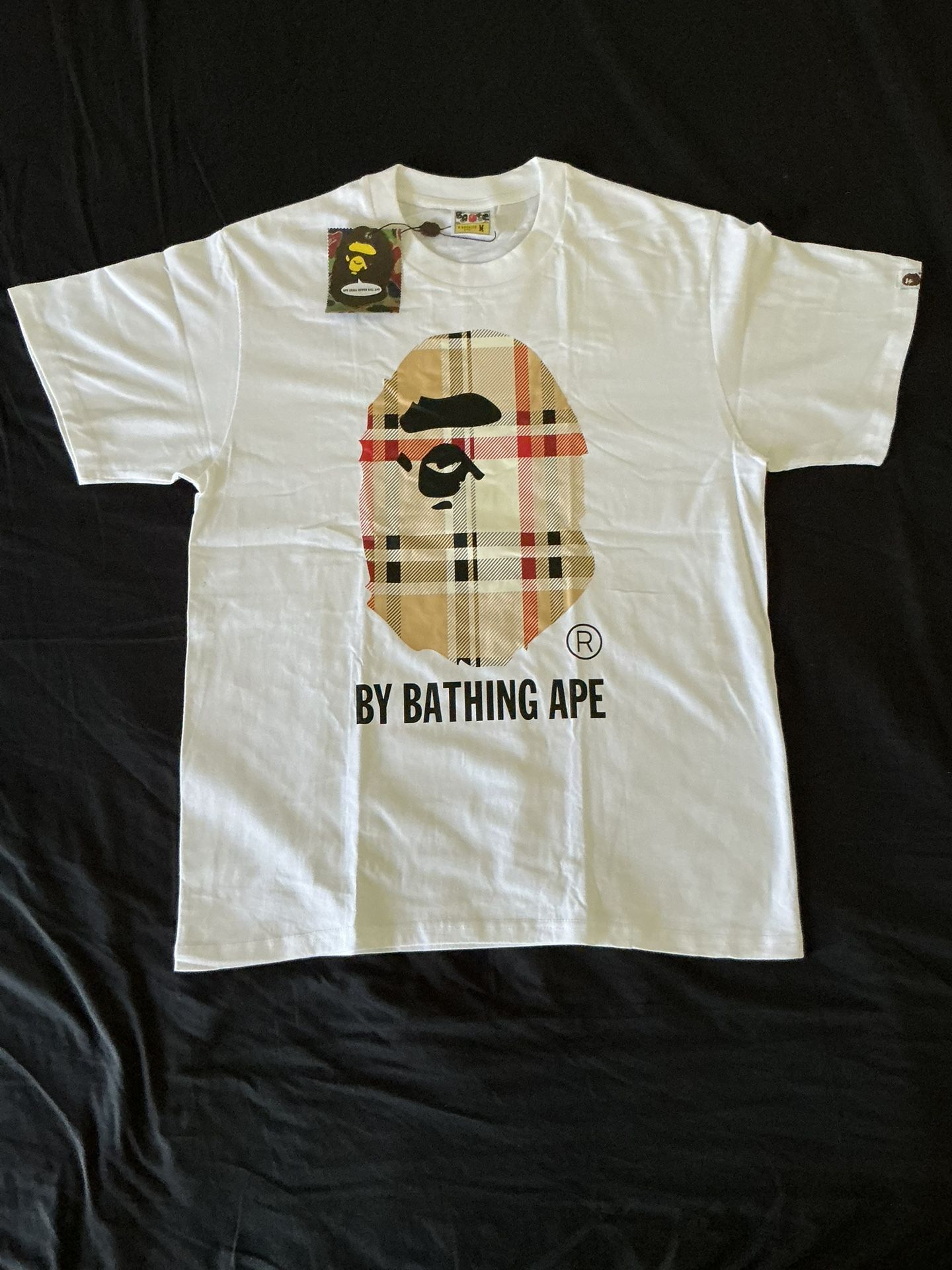 Burberry Bape 'big Ape Head' Tee