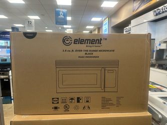 Element 1.6 CU black over the range microwave