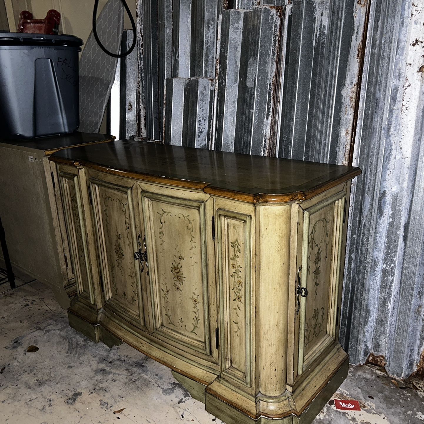 2 Vintage All Wood Dressers 