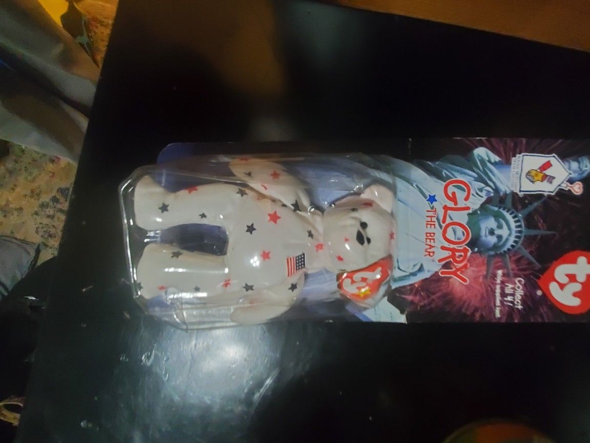 Liberty Beanie Baby In Package And Never Opened. This Beanie Baby Is Special. Collectors Editions  Very Rare To Find Again. 