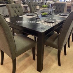 7 Pc Dining Table Set Brand New In Box 