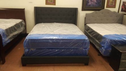 Queen size New bed with mattresses included/////Cama queen Nueva con colchones incluidos