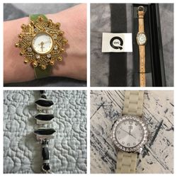 Vintage Watches & Bracelet (See Description For All Details & Prices)