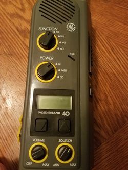 portable cb radio and weather