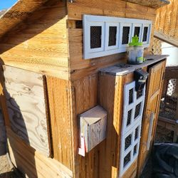 Chicken Coop Made From Palyhouse