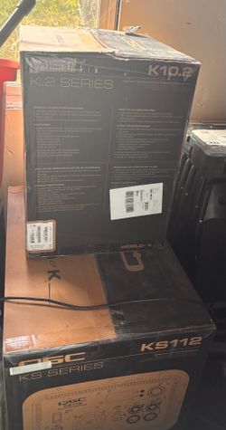 QSC K10.2 Powered Speaker + QSC KS112 Powered Subwoofer Package