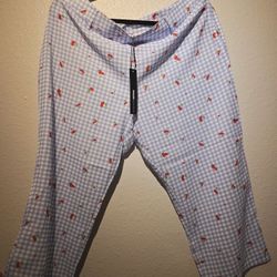 ♡XL blue cherry capris
