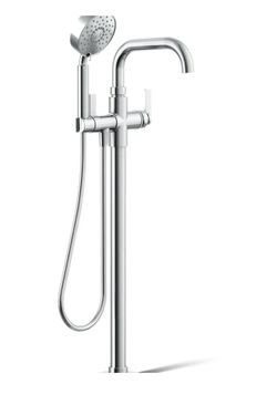 Kohler
Castia by Studio McGee Floor Mounted Tub Filler with Built-In Diverter - Includes Hand Shower
