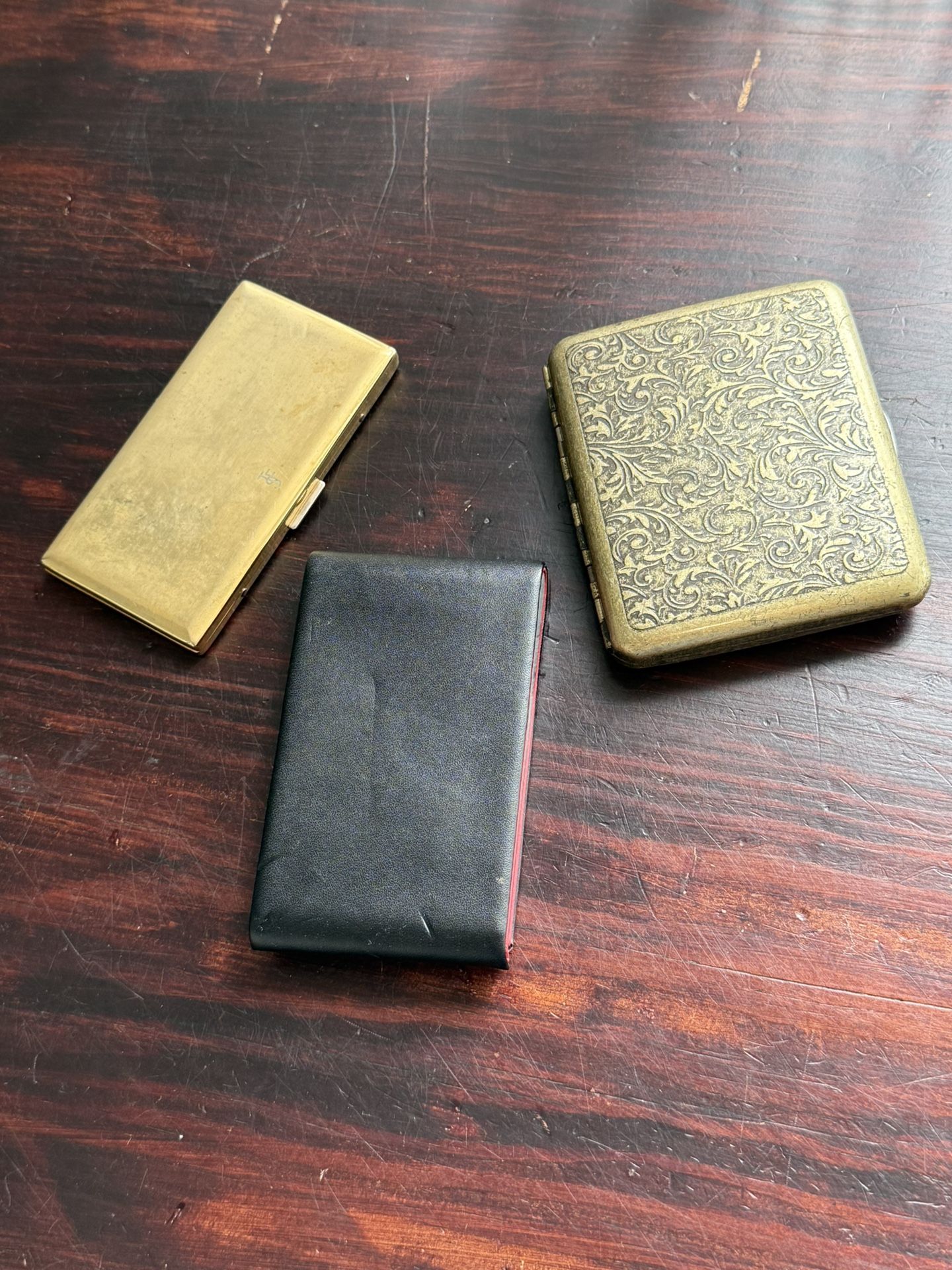 Cigarette Case Lot Of 3 TFS, Guipai, Troika The Frankie Shop