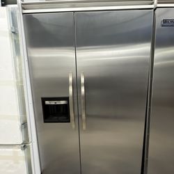 Viking Built In 48 Inch Side By Side Refrigerator Ice And Water 