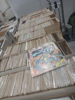 Comics 12 boxes vintage comic books marvel dc punisher batman untouched 15+ years