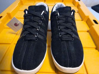 K-Swiss Black Suede Sneakers with Tags