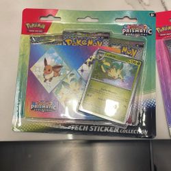 Prismatic Evolutions Tech Sticker Collection 