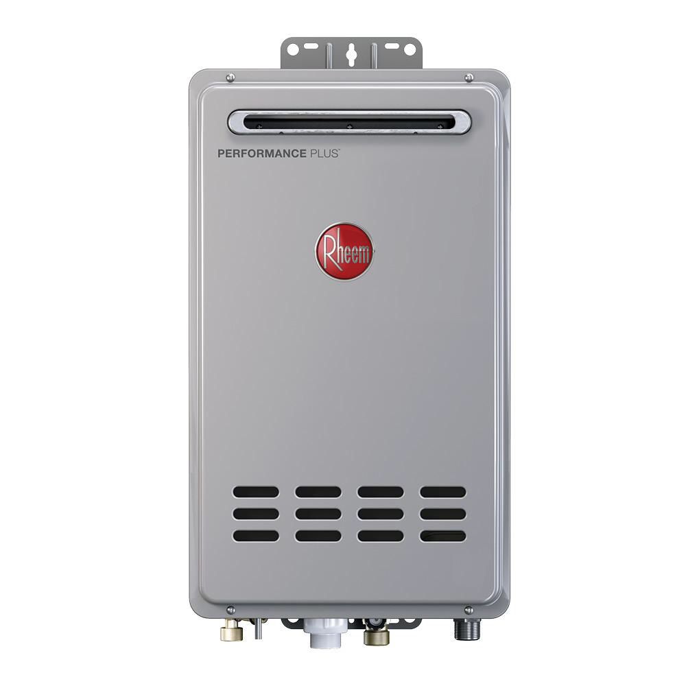 Rheem Performance Plus 7.0 GPM Natural Gas Mid Efficiency Outdoor Tankless Water Heater
