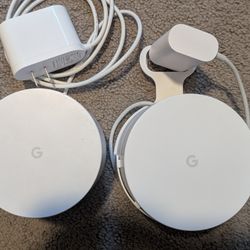 Google WiFi Dual Band WiFi 5 AC-1304 Mesh Router Set