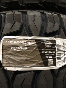 Brand New Tires (1) Pegasus RTX (33x12.50R24LT) (12 Ply) (Single) ($209)