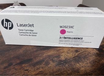 HP LaserJet W2023XC High Yield Magenta Toner Cartridge Genuine, New,  Unopened Box