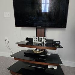 TV Stand And Samsung TV For Sale